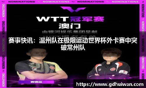 赛事快讯：温州队在极限运动世界杯外卡赛中突破常州队